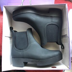 Jeffrey Campbell “Hydra” rain boots